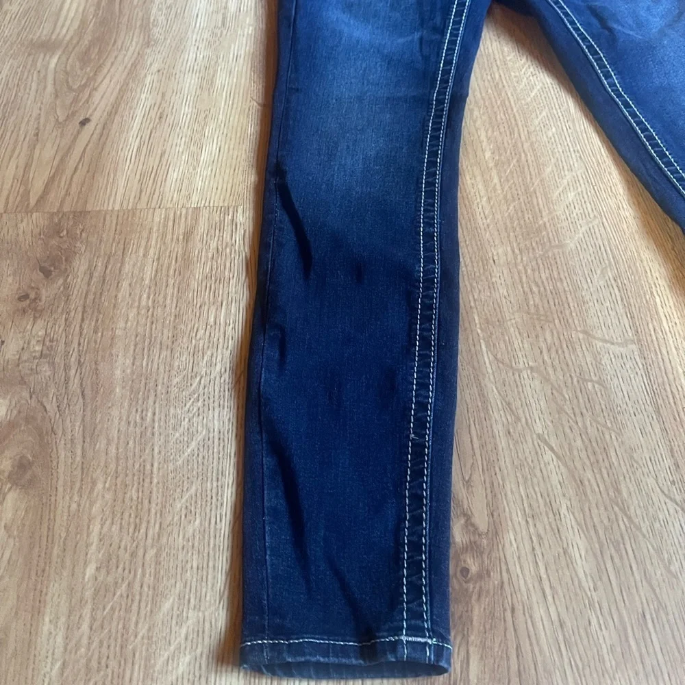 NWT True Religion Jennie Curvy Mid Rise Super Skinny Jeans - Picture 2 of 8